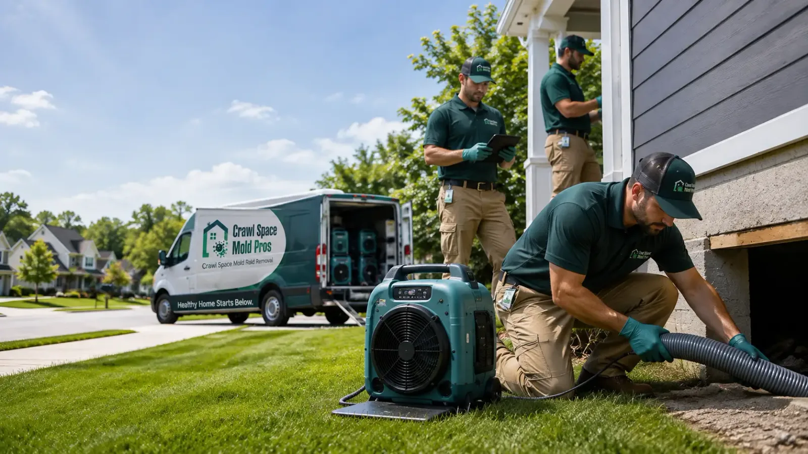 Crawl Space Mold Removal in Rose Creek, MN